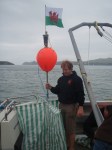 Paul aboard Cardiff's R/V Guiding Light.